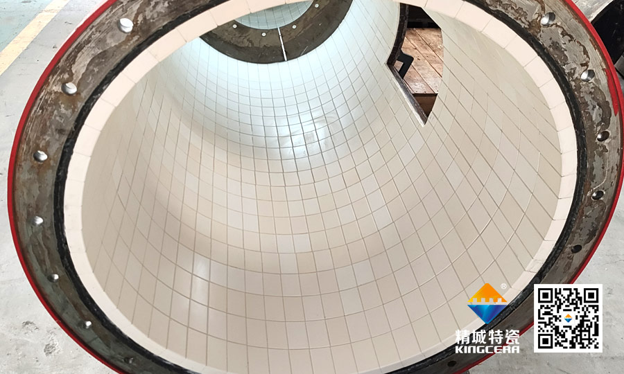 1xBET特瓷管道耐磨陶瓷装置