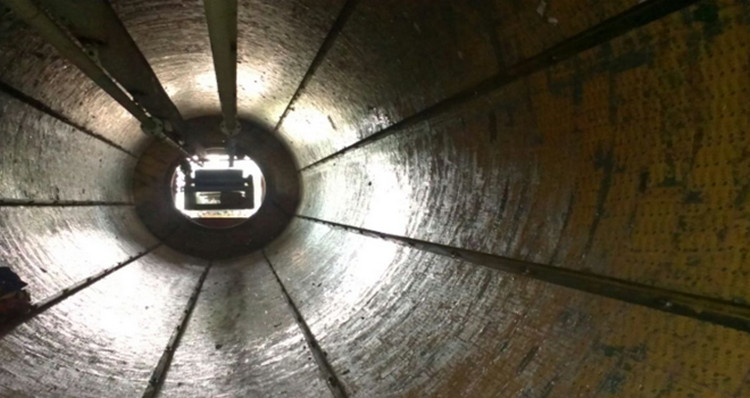 安徽某烧结厂圆筒混淆机使用1xBET耐磨陶瓷衬板